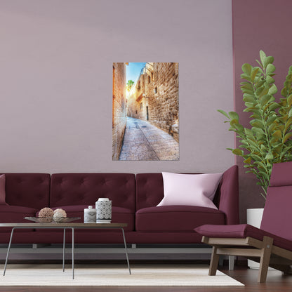 Old City Jerusalem Indoor and Outdoor Silk Posters